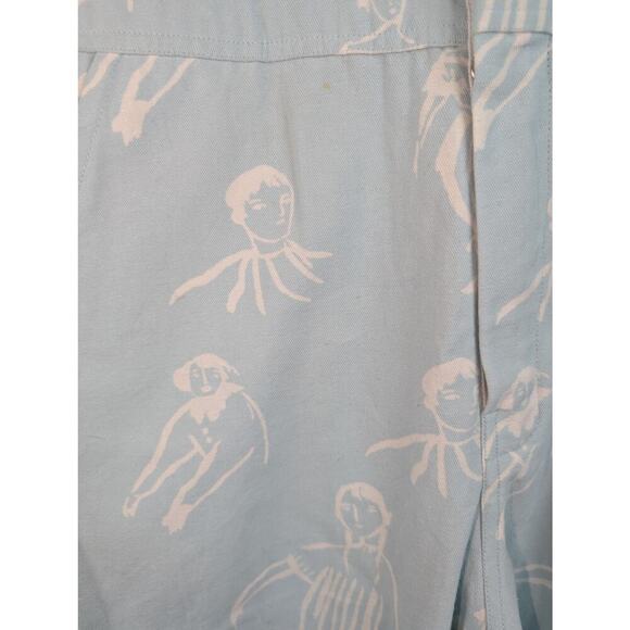 My Little Belleville Alta Ice Blue Jumpsuit Boilersuit Dungaree Artsy Large - Picture 2 of 16